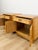 Mid 20th Century Coastal Bamboo Parquet Nightstand Pair Glass Top Hollywood Regency For Sale - Image 10 of 13