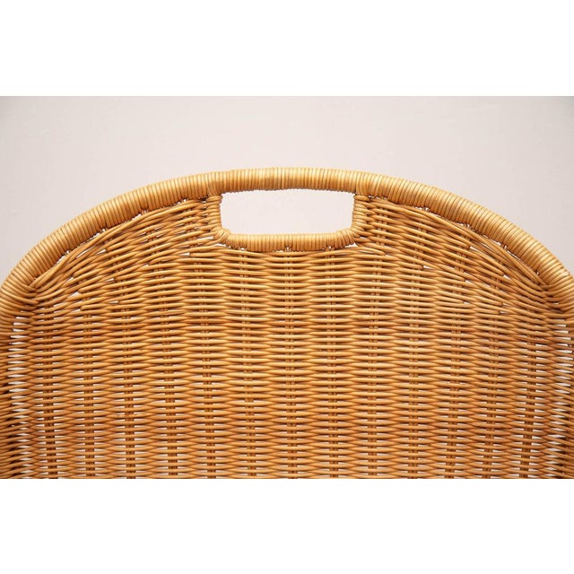Vintage Wicker Chairs, 1970s, Set of 4 For Sale - Image 10 of 11
