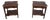 Pair Theodore Alexander 5005-392 Mahogany 1 Drawer Lamp Tables For Sale