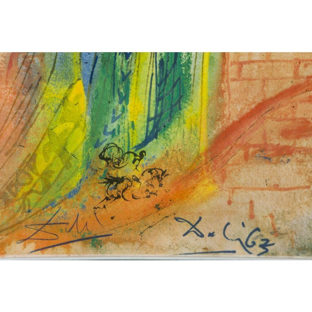 Salvador Dalí­, Abstract Composition, 1975, Silkscreen, Framed For Sale - Image 6 of 9