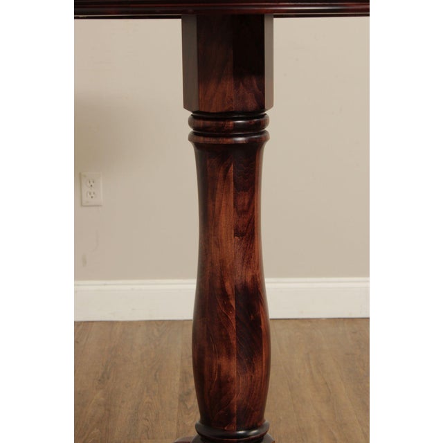 Wood Rustic Style Round Top Bistro Table For Sale - Image 7 of 12