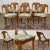 Gondola Chairs in Blond Mahogany, 20th Century, Set of 6 For Sale - Image 17 of 18