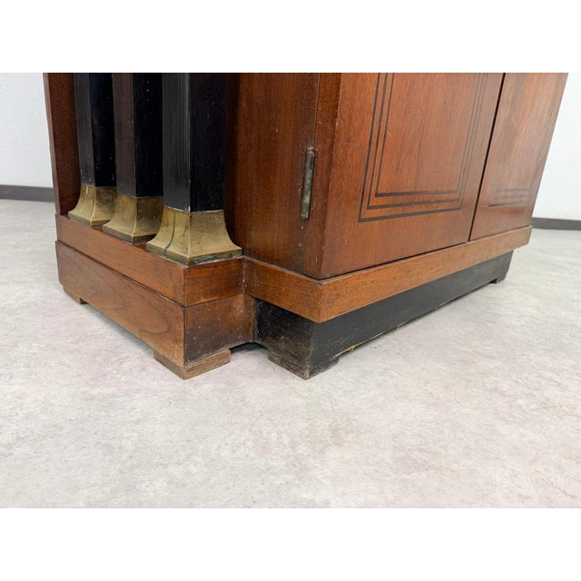 Secessionist Geometric Vitrine Cabinet from August Ungethüm, 1890s For Sale - Image 15 of 18
