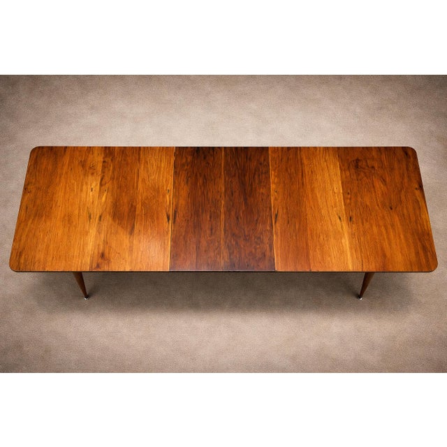 Extendable Brazilian Modern Dining Table in Caviúna Wood by Giuseppe Scapinelli, 1950s For Sale In New York - Image 6 of 12