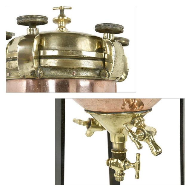 Copper and Brass Syrup or Infusion Filter For Sale - Image 6 of 9
