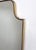 Silver Vintage Italian Wall Mirror with Beading by Gio Ponti, 1960s For Sale - Image 8 of 13