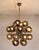 Glass 21st Century Nova Polished Nickel Smoky Murano Sputnik Chandelier by Fabio LTD For Sale - Image 7 of 8