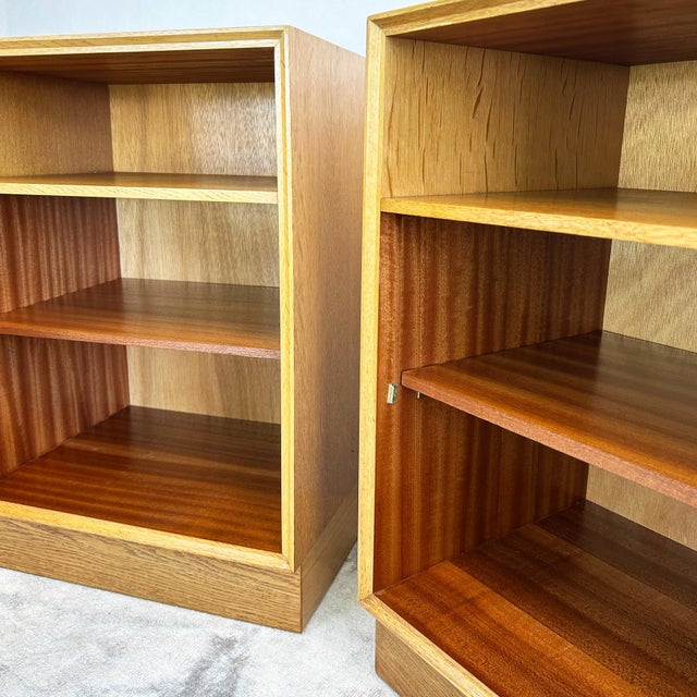 Oak Bedside Cabinets from Meredew, 1960s, Set of 2 For Sale - Image 9 of 14