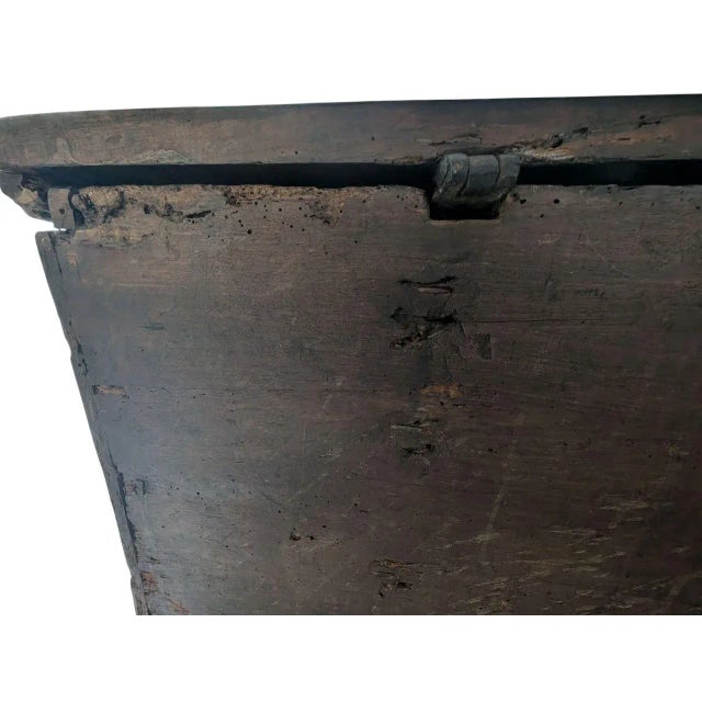 Wood Walnut Chest, 17th Century For Sale - Image 7 of 15