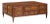 Ej Victor Burlwood and Walnut Lion Head Handle Coffee Table For Sale