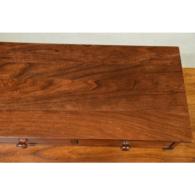 Wood 1990s Ethan Allen American Impressions Solid Cherry Dresser Topper For Sale - Image 7 of 8