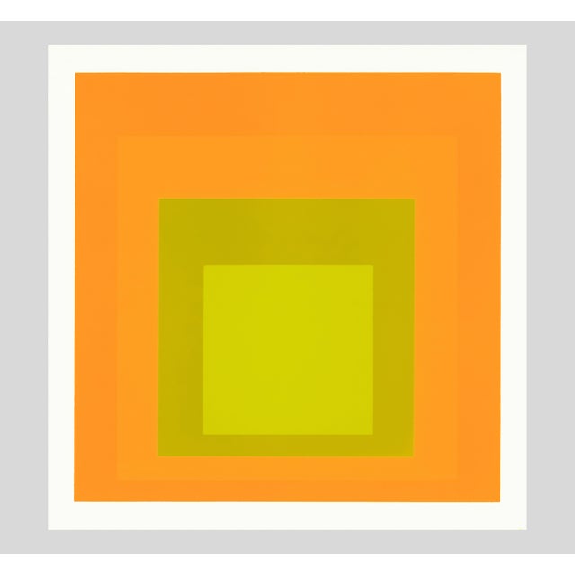 1968 Josef Albers Untitled "Homage to the Square" Serigraph For Sale