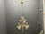 Gold Venetian Murano Glass 3-Light Chandelier, 1960s For Sale - Image 8 of 11
