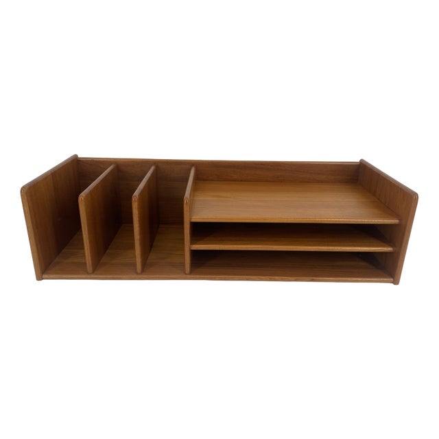 Teak Desk Organizer from Nordisk-Andels Eksport, Denmark, 1960s For Sale