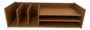 Teak Desk Organizer from Nordisk-Andels Eksport, Denmark, 1960s
