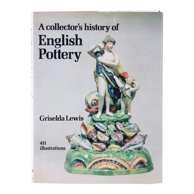 Vintage A Collector's History of English Pottery by Griselda Lewis Book For Sale