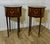 A Pair of French Oval Side Tables or Bedside Cabinets This is a superb quality pair of French side tables, they each have...