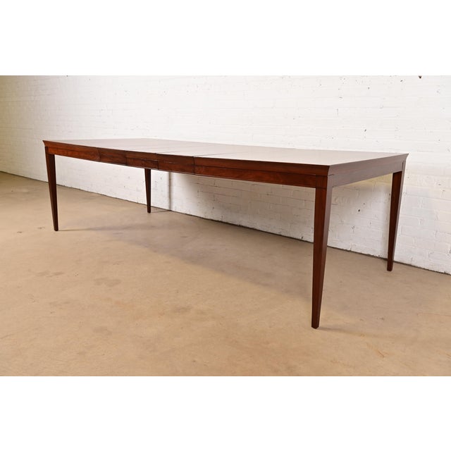 Drexel Drexel French Regency Louis XVI Mahogany Extension Dining Table, Newly Refinished For Sale - Image 4 of 15