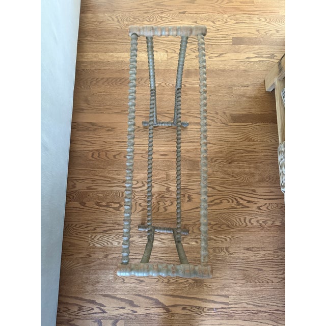 Charming antique (likely) French wood stick and ball drying rack. Made of wood and intended to dry fresh herbs. Crafted in...