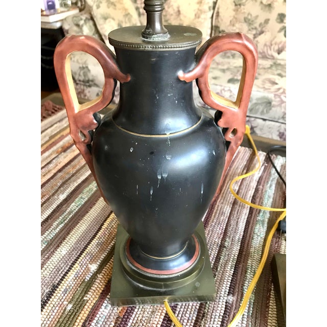 Antique Lamps, Shades and Bulbs Not Included - a Pair For Sale - Image 4 of 7