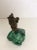 Russian Bronze Dancing Bear Sculpture on Malachite For Sale In San Antonio - Image 6 of 8