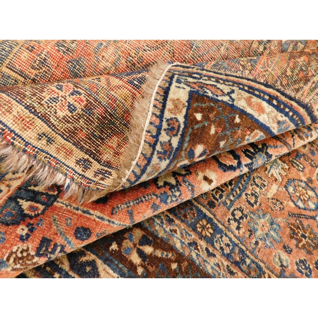 Antique Hand Knotted Persian Rug. 3'7"x 5'7" For Sale - Image 18 of 18