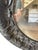 Late Victorian Ebonised Oval Bevelled Wall Mirror, 1890 For Sale - Image 5 of 7