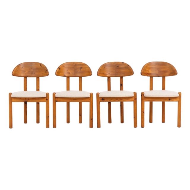 Pine Chairs from Vamdrup Stolefabrik, Set of 4 For Sale
