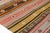 Mid 20th Century Geometric Medallion Flatweave Kilim For Sale - Image 6 of 10