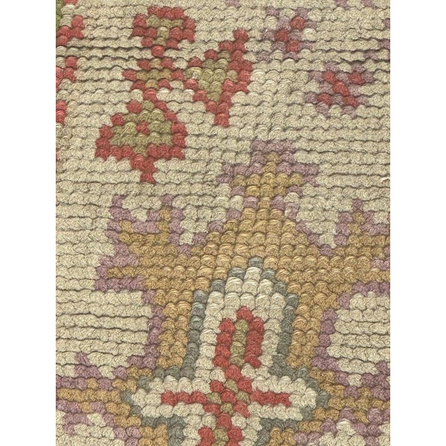 Turkish Ghyordes Oushak Rug, 1890s For Sale - Image 13 of 18