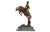 Metal After Frederic Remington, Cowboy on Horse, 20th Century, Bronze For Sale - Image 7 of 12