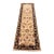 2ft 7in × 9ft Jaunty Legacy Collection Le-75 Wheat Wool Runner Rug For Sale