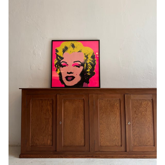 Large Early 20th Century Pitch Pine Sideboard, 1920s For Sale - Image 3 of 13