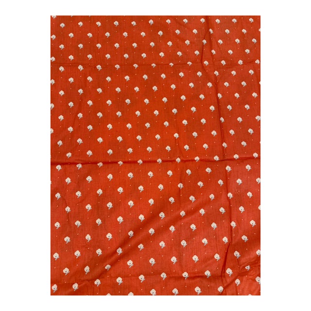 1982 Cheryl Lewin Accents "Mini Madeline" Calico Fabric, 2.7 Yards For Sale