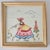 2010s Boho Chic Embroidered Southern Belle Framed Hanging For Sale - Image 5 of 9