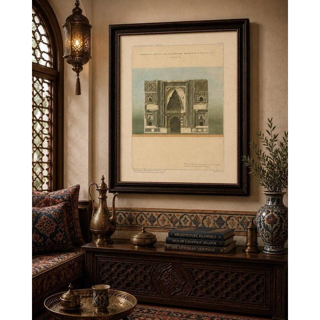 Alexandre M. Raymond, Sahib Ata Mosque Portal Konya Turkey, 1924, Paper For Sale - Image 9 of 10