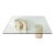 Late 20th Century Sculptural Travertine Post-Modern Question Mark Coffee Table, Beveled Glass Top For Sale