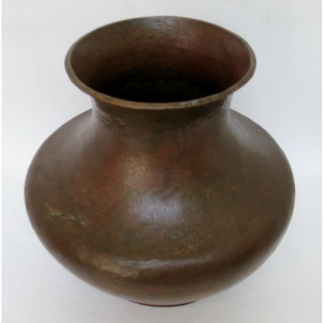 Vintage Hammered Copper Vase Chairish