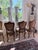 Five Vintage French Louis XV Style Chairs With Matching Stool For Sale - Image 11 of 11