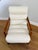 Modern Contemporary Lounge Chair by Opulence Home in Cream Upholstery For Sale - Image 9 of 10