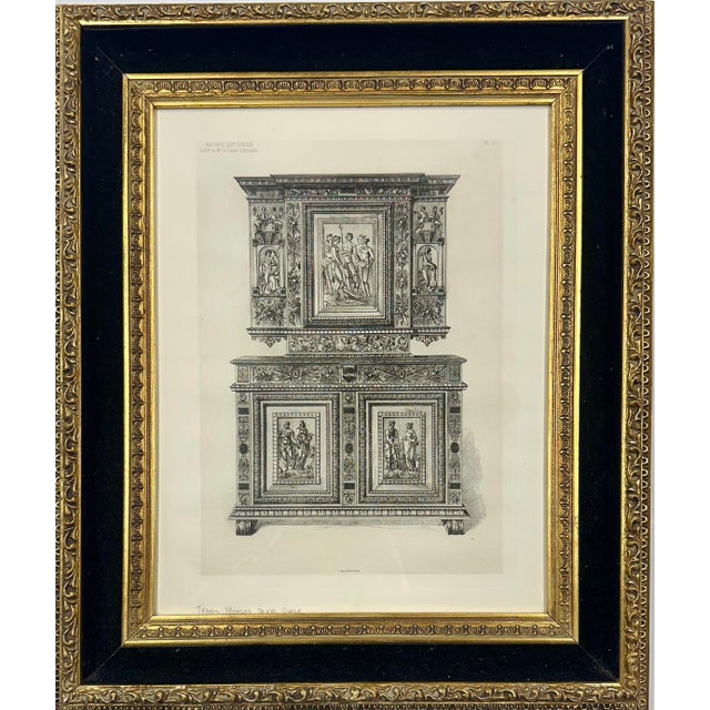 Architectural Traviel: Cabinetry & Furniture Design, 1888 (Framed) For Sale - Image 6 of 6