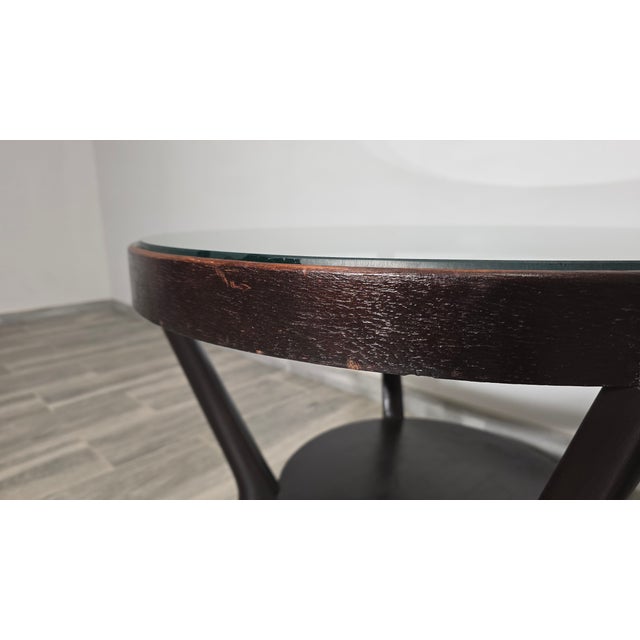 Brown Coffee Table by K. Kozelka For Sale - Image 8 of 10