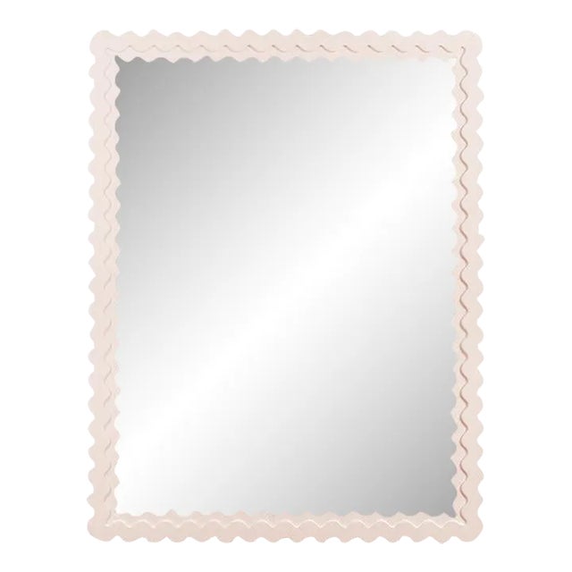 Fleur Home Carnival Chaos Rectangle Mirror in Pink Ground, 36x48 For Sale