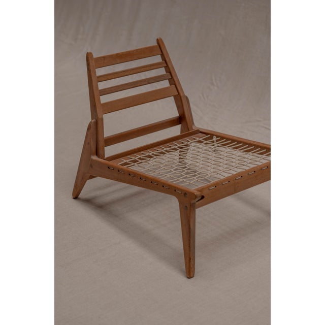Vintage Hunting Lounge Chair from VEB Deutsche Werkstätten Hellerau, 1950s For Sale - Image 13 of 16