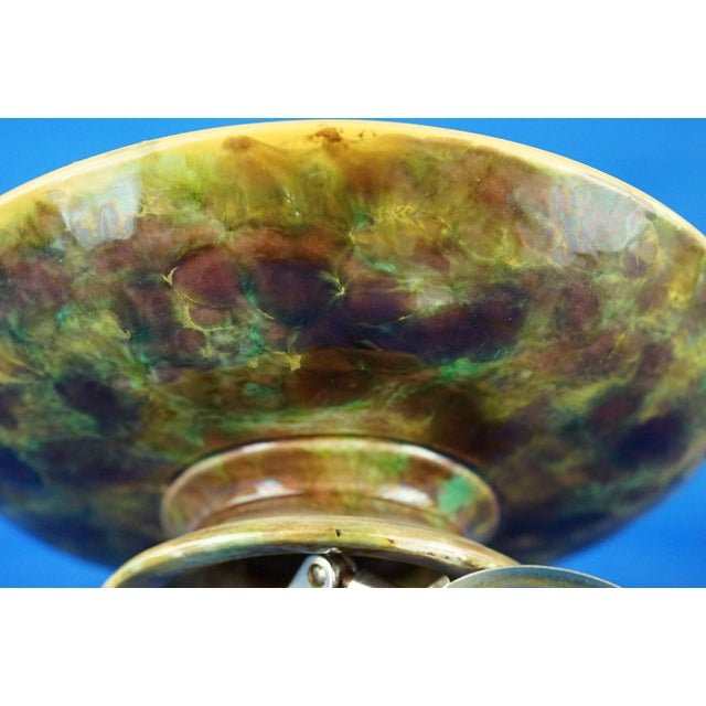 Antique Ceramic Plate and Stand from George Jones Factory, 1800s, Set of 2 For Sale - Image 14 of 18