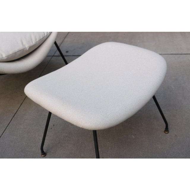 1950s Agusto Bozzi for Saporiti Modernist Lounge Chair with Ottoman For Sale - Image 10 of 18
