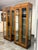 Campaign Campaign Style Curio Display Vintage Cabinets, Pair For Sale - Image 3 of 12