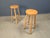 Alpine Chalet Stools in Wood, 1970s, Set of 11 For Sale - Image 4 of 13