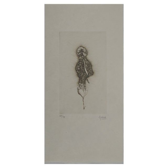 Fred Deux, Something, Original Engraving For Sale
