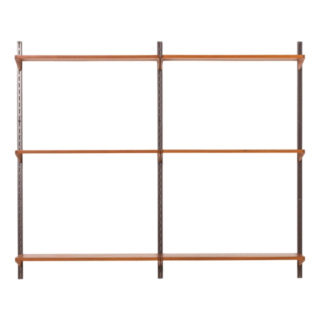 Vintage Teak Shelving Unit by Kai Kristiansen for FM Mobler, 1960s For Sale